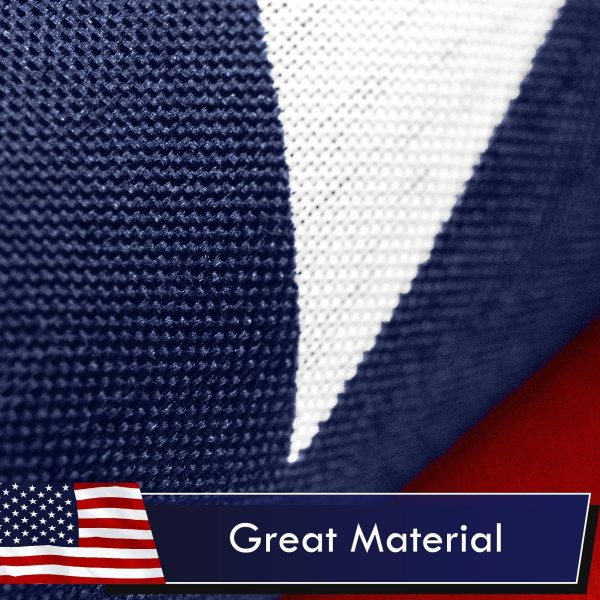USA American Flag 3x5 Ft 2-Pack Printed Polyester By G128 - Image 4
