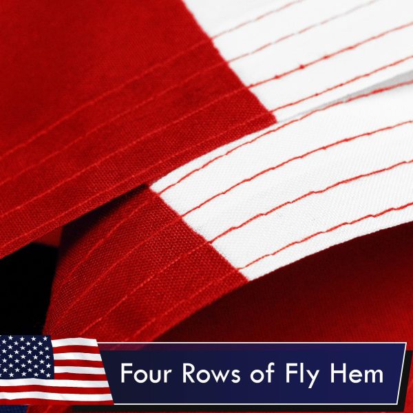 USA American Flag 3x5 Ft 2-Pack Printed Polyester By G128 - Image 5