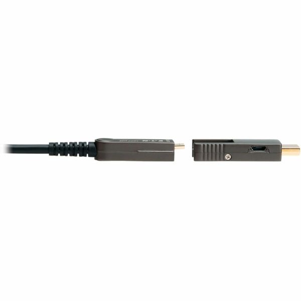Eaton Tripp Lite Series 8K HDMI Fiber Active Optical Cable (AOC) with Detachable Connectors (M/M) - 8K UHD @ 60 Hz, HDR, HDCP 2.3, Black, 30 m (98 ft.) - Image 10