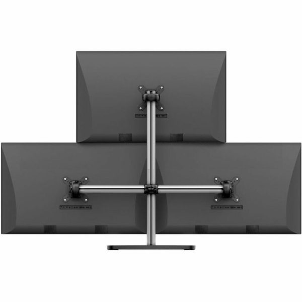 Atdec quad/triple/dual/single monitor desk mount - Freestanding base - Loads up to 17.6lb flat or 13.5lb curved - VESA 75x75, 100x100 - Image 2