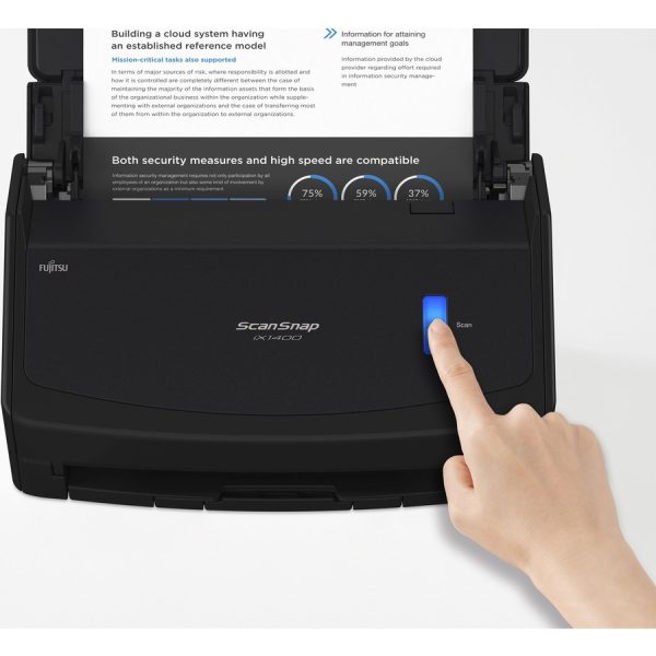 Fujitsu ScanSnap iX1400 Scanner Black - Image 3