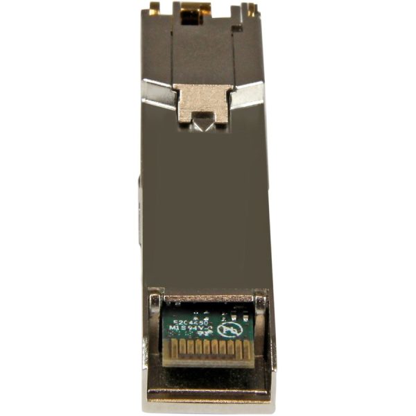 StarTech.com Juniper EX-SFP-1GE-T Compatible SFP Module - 1000BASE-T - 1GE Gigabit Ethernet SFP to RJ45 Cat6/Cat5e Transceiver - 100m - Image 3