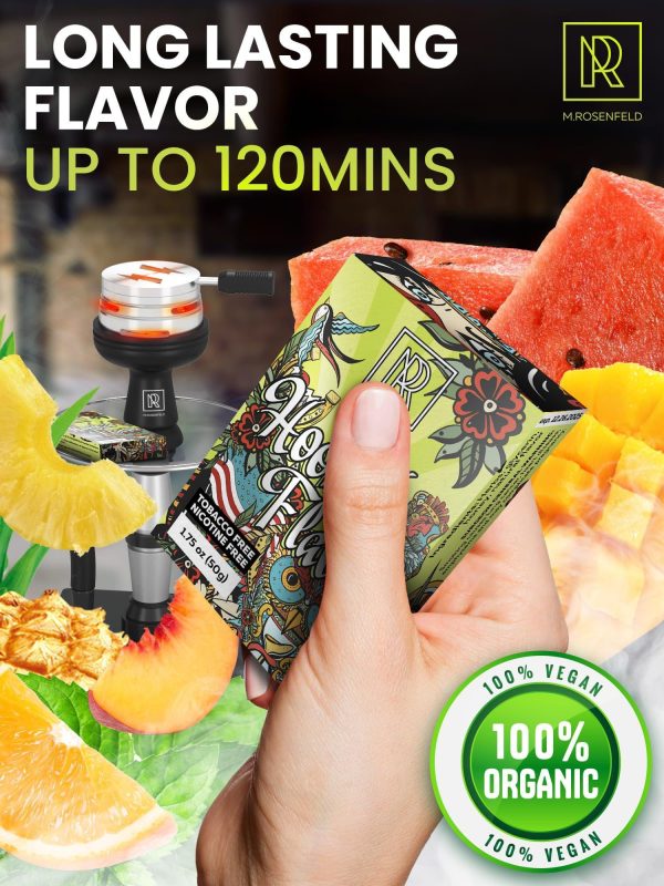 All Times Hookah Flavors Set   5 x 50g non tobacco hookah flavor for your Hookah Bowl (Tropical fruit mix   Blueberry   Mango   Watermelon   Mint) Hookah Bundle Pack of 5   Try these Tobacco Free Shisha - Image 4