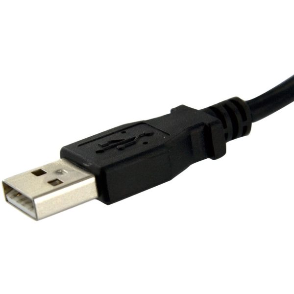 StarTech.com 1 ft Panel Mount USB Cable A to A - F/M - Image 4