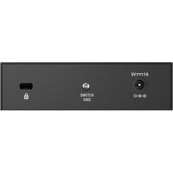 D-Link DGS-105 5 Port Gigabit Unmanaged Metal Desktop Switch - Image 2