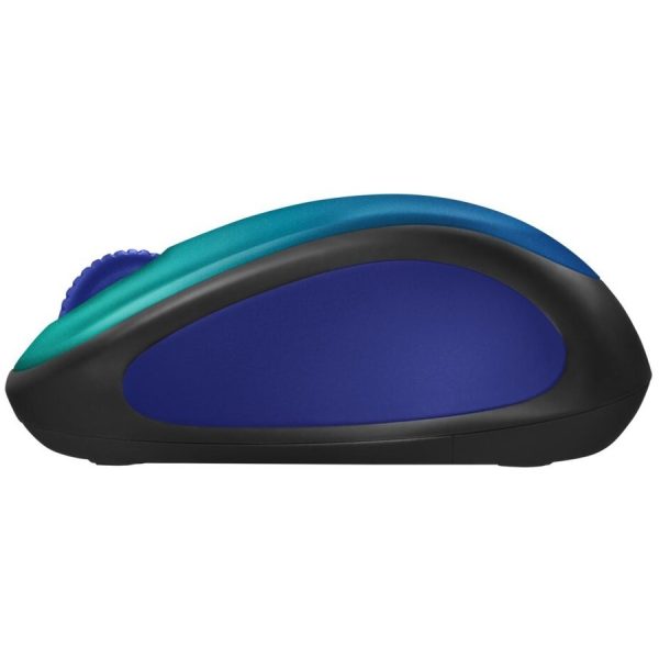 Logitech Design Collection Limited Edition Wireless Mouse with Colorful Designs - USB Unifying Receiver, 12 months AA Battery Life, Portable & Lightweight, Easy Plug & Play with Universal Compatibility - BLUE AURORA - Image 3