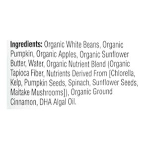 Cerebelly - Puree Organic 2 White Bean Pumpkin Apple - Case of 6 - 4 Ounces