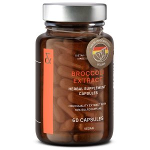 Broccoli Sprout Extract Capsules   Premium Sulforaphane Supplement with 100mg Sulforaphane   Antioxidant   60 Broccoli Pills   Made in Germany