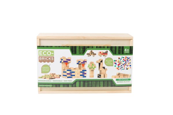 Eco-bricks Bamboo 250pcs + felt - Image 2