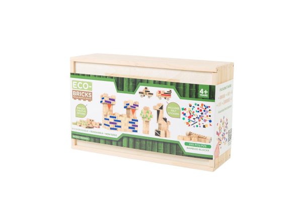Eco-bricks Bamboo 250pcs + felt - Image 4