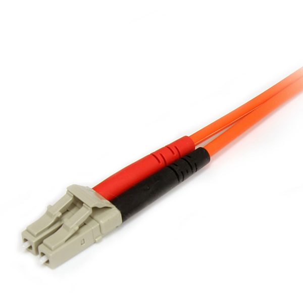 StarTech.com 1m Fiber Optic Cable - Multimode Duplex 62.5/125 LSZH Fiber Jumper Cord - LC/SC - Image 2