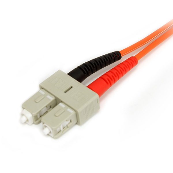 StarTech.com 1m Fiber Optic Cable - Multimode Duplex 62.5/125 LSZH Fiber Jumper Cord - LC/SC - Image 3
