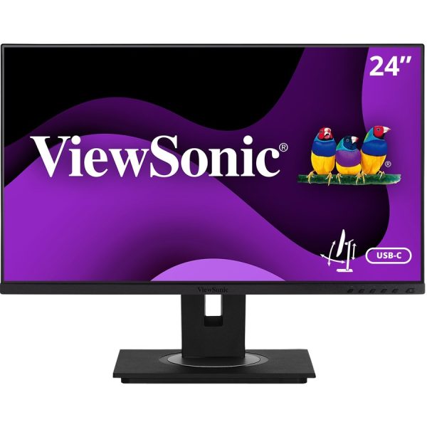 ViewSonic VG2456A 24 Inch 1080p IPS Monitor with USB C 3.2 with 90W Power Delivery, Docking Built-In, RJ45, 40 Degree Tilt Ergonomics for Home and Office - Image 11