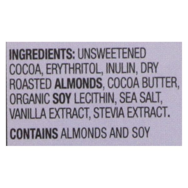 Lily's Sweets Chocolate Bar - Salted Almond - Case of 12 - 2.80 oz. - Image 2