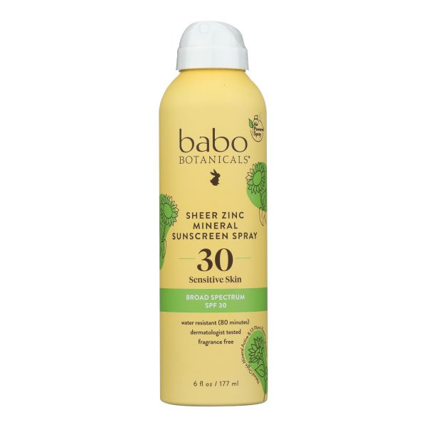 Babo Botanicals - Sunscreen - Fragrance Free - 1 Each - 6 fl oz. - Image 2