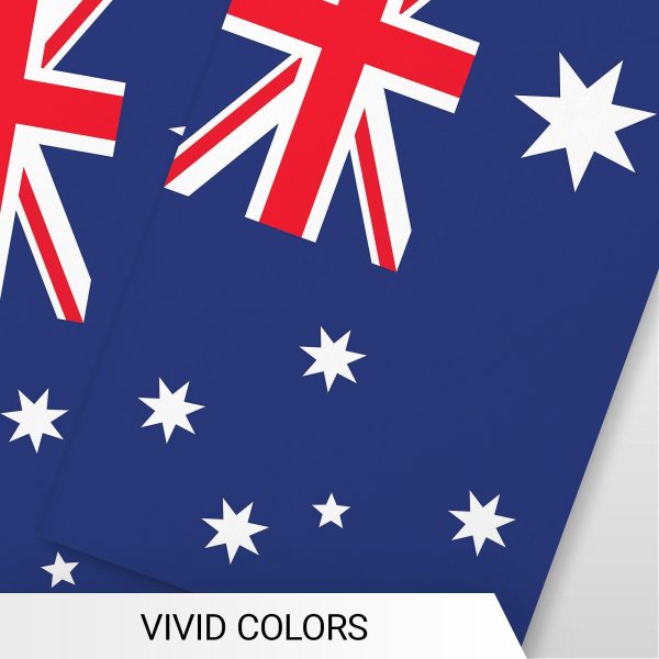 G128 Australia Australian Bunting Banner | Flag 8.2 x 5.5 Inch, Full String 33 Feet | Printed 150D Polyester, Decorations For Bar, School, Festival Events Celebration - Image 6
