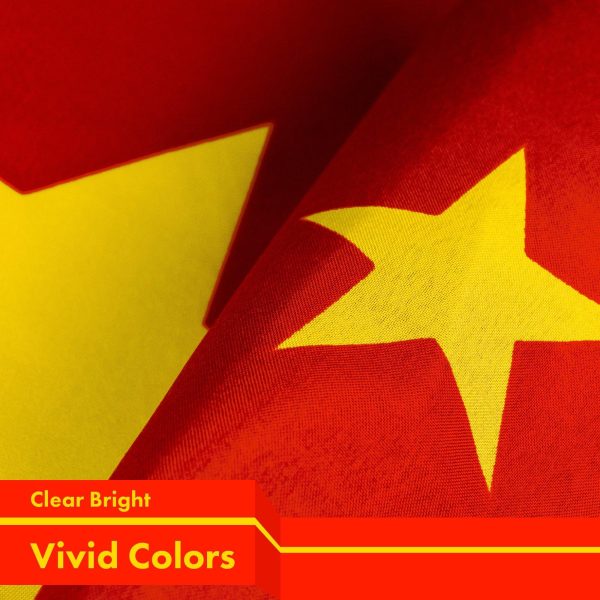 China Chinese Flag 3x5 Ft 10-Pack 150D Printed Polyester By G128 - Image 3