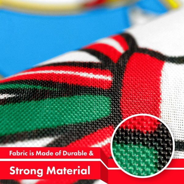 Peru (Peruvian) Flag 150D Printed Polyester 3x5 Ft - Image 4