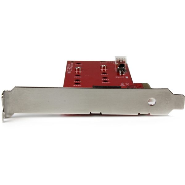StarTech.com 2x M.2 SATA SSD Controller Card - PCIe - PCI Express M.2 SATA III Controller - NGFF Card Adapter - Image 3