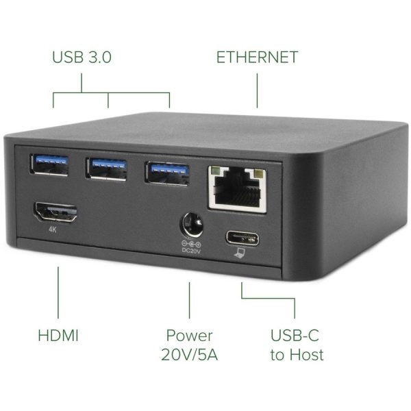 Plugable USB C Dock with 85W Charging Compatible with Thunderbolt 3 and USB-C MacBooks and Select Windows Laptops - Image 2