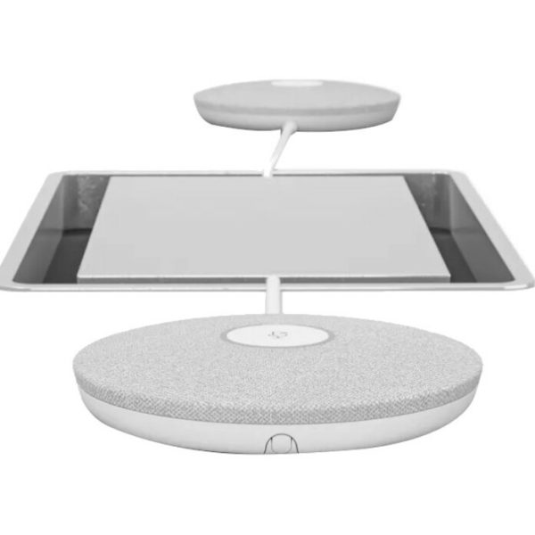 Logitech Rally Mic Pod for Rally, Rally Bar, and Rally Bar Mini, White - Image 3