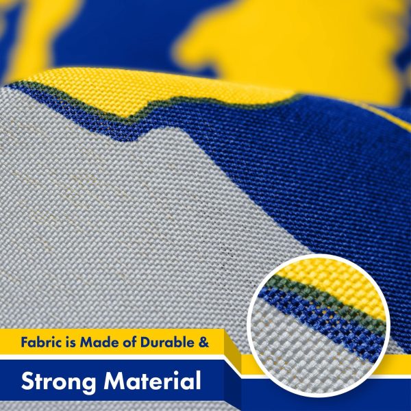 G128 Nebraska NE State Flag | 3x5 Ft | LiteWeave Pro Series Printed 150D Polyester | Indoor/Outdoor, Vibrant Colors, Brass Grommets, Thicker and More Durable Than 100D 75D Polyester - Image 4