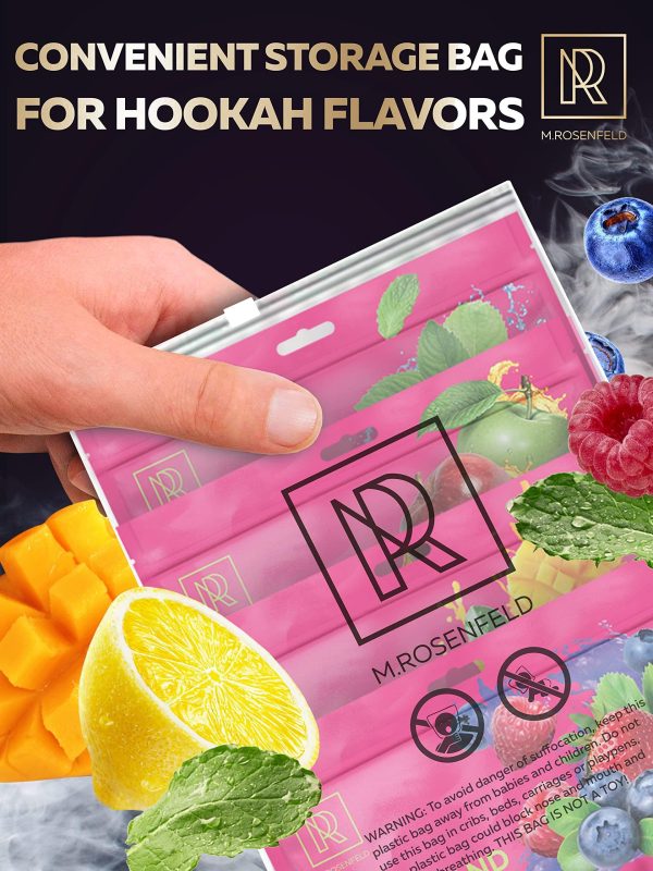 Hookah Shisha Flavors Set   4 x 100g Shisha Hookah Flavors for 30 Hookah Bowls (Mint hookah flavors   Berries Mix   Hookah Flavor Lemon Mango   Double Apple hookah flavor) Pack of 4 - Image 2