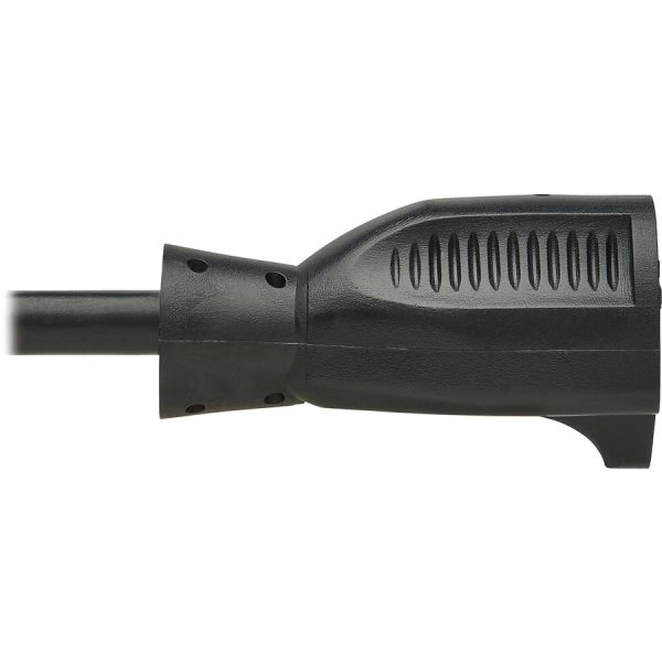 Eaton Tripp Lite Series Safe-IT Antibacterial Hospital-Grade Extension Cord, 5-15P to 5-15R - Green Dot, 13A, 125V, 16 AWG, Black, 15 ft. (4.6 m) - Image 4