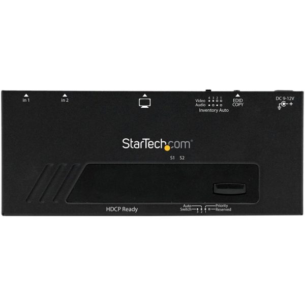 StarTech.com 2 Port HDMI Switch w/ Automatic and Priority Switching - 1080p - Image 2