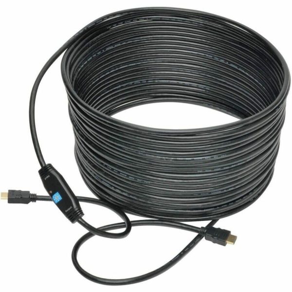 Eaton Tripp Lite Series Active High-Speed HDMI Cable with Built-In Signal Booster (M/M), Black, 65 ft. (19.81 m) - Image 2