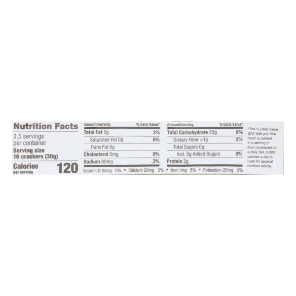 Sesmark Foods Rice Thins - Brown - Case of 12 - 3.5 oz.