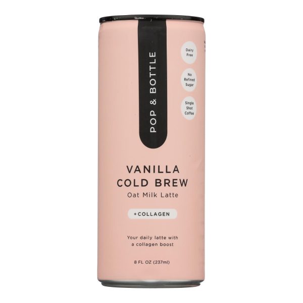 Pop & Bottle - Oat Milk Latte Vanilla - Case of 12-8 FZ - Image 3