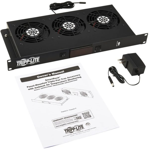 Eaton Tripp Lite Series 1U Blanking Panel with Temperature Sensor and High-Performance Fans - Image 7