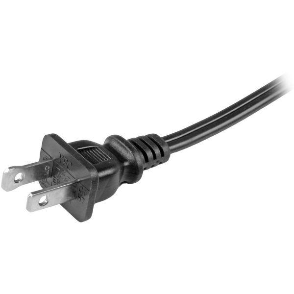 StarTech.com 10ft (3m) Laptop Power Cord, NEMA 1-15P to C7, 7A 125V, 18AWG, Laptop Replacement Power Cord, Power Brick Cable, UL Listed - Image 2