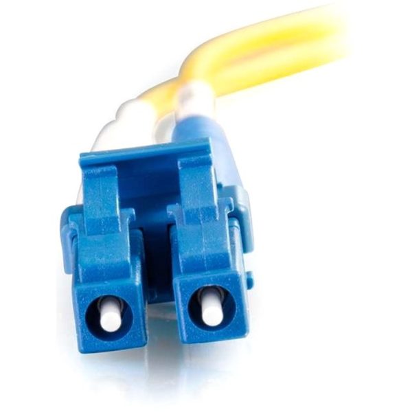 C2G 3m LC-LC 9/125 OS2 Duplex Single-Mode PVC Fiber Optic Cable - Yellow - Image 3