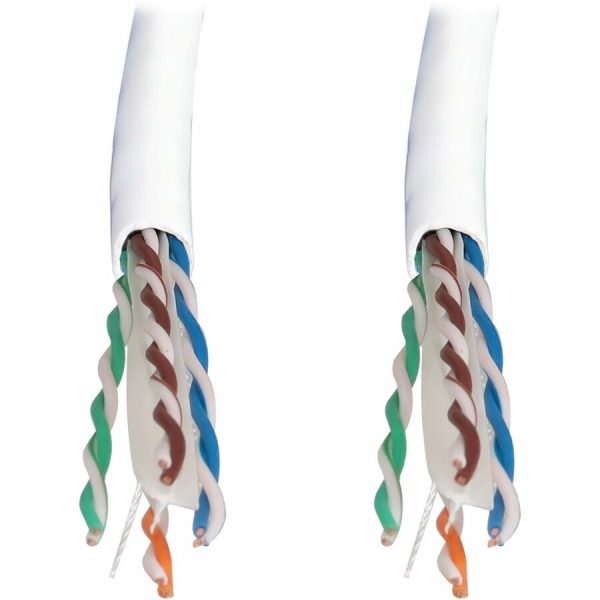 Eaton Tripp Lite Series Cat6a 10G Solid Core UTP Bulk Ethernet Cable, CMR Rated, White, 1000 ft. (305 m) - Image 3