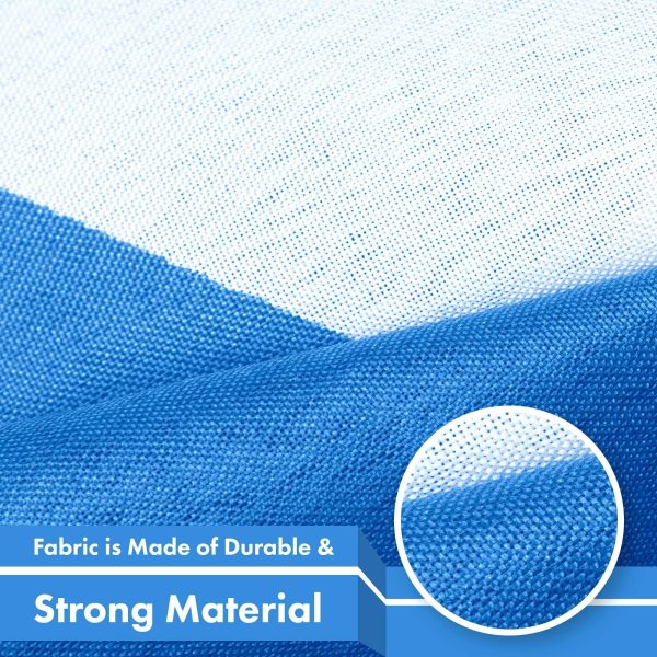 G128 10 Pack: Somalia (Somali) Flag | 3x5 feet | Printed 150D Indoor/Outdoor, Vibrant Colors, Brass Grommets, Quality Polyester, Much Thicker More Durable Than 100D 75D Polyester - Image 4