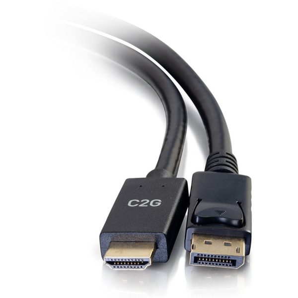 C2G 3ft DisplayPort to HDMI Cable - DP to HDMI Adapter Cable - DisplayPort 1.2a HDMI 1.4b - 4K 30Hz - M/M - Image 4