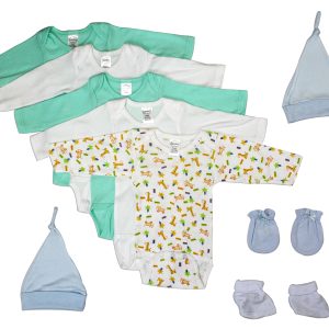 Newborn Baby Boys 9 Pc  Baby Shower Gift Set Ls_0058