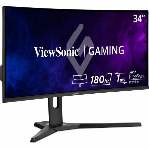 ViewSonic VX3418-2KPC 34 Inch 21:9 Curved 1440p 1ms 180Hz Gaming Monitor with FreeSync Premium, Eye Care, HDMI and Display Port - Image 5