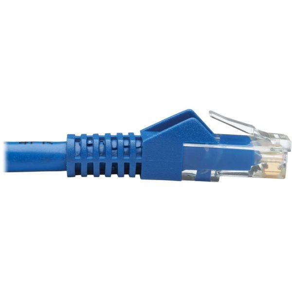 Eaton Tripp Lite Series Cat6 Gigabit Snagless Molded UTP Ethernet Cable (RJ45 M/M), PoE, CMR-LP, Blue, 6 ft. (1.83 m), TAA - Image 4