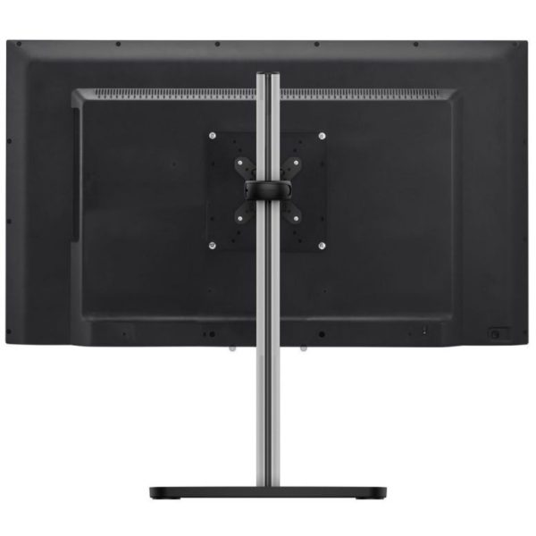 Atdec dual stack or single monitor desk mount - Freestanding base - Loads up to 26.5lb flat or 20lb curved - VESA 75x75, 100x100 - Image 2