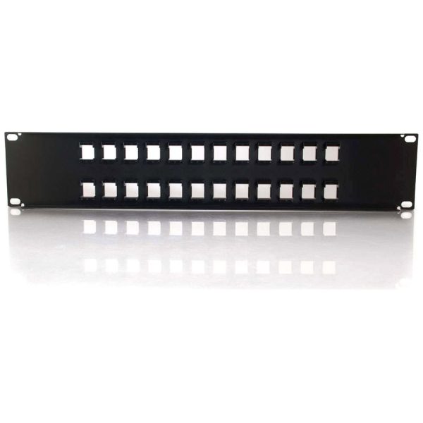 C2G 24-Port Blank Keystone/Multimedia Patch Panel - Image 3