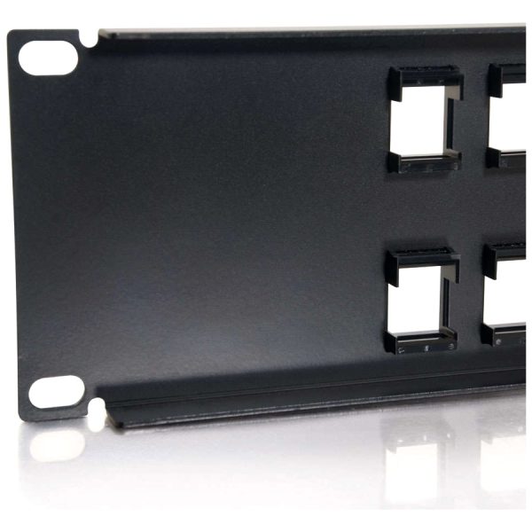 C2G 24-Port Blank Keystone/Multimedia Patch Panel - Image 4
