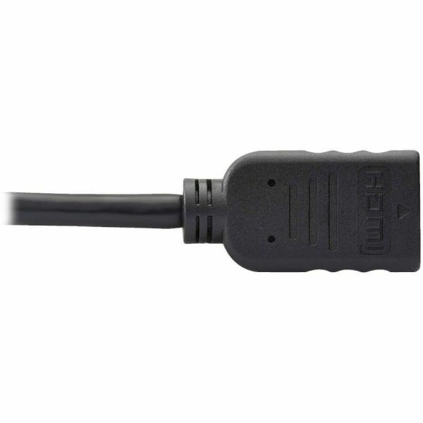 Eaton Tripp Lite Series DisplayPort to HDMI Video Adapter Video Converter (M/F), HDCP, Black, 1 ft. - Image 7