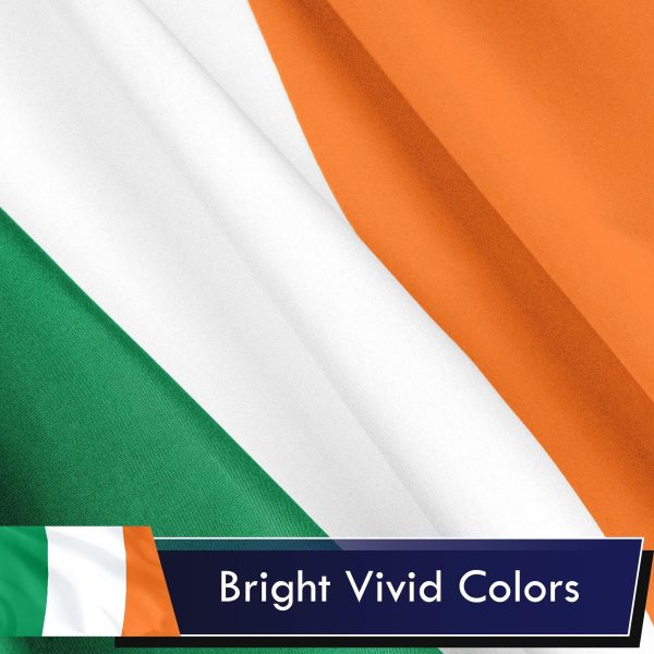 Ireland Irish Flag 3x5 Ft 5-Pack Printed Polyester By G128 - Image 3