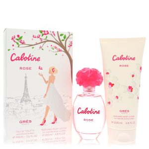 Parfums Gres Gift Set -- 3.4 oz Eau De Toilette Spray + 6.7 oz Body Lotion for Women