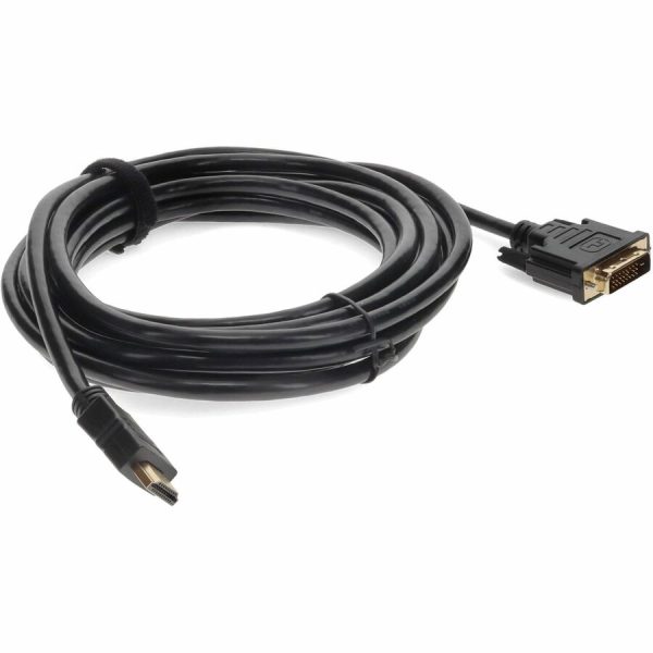 12ft HDMI 1.3 Male to DVI-D Dual Link (24+1 pin) Male Black Cable For Resolution Up to 2560x1600 (WQXGA) - Image 7