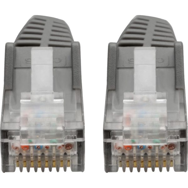 Eaton Tripp Lite Series Cat6 Gigabit Snagless Molded (UTP) Ethernet Cable (RJ45 M/M), PoE, Gray, 6-in. (15.24 cm) - Image 3