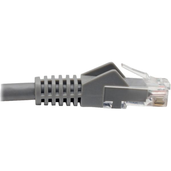 Eaton Tripp Lite Series Cat6 Gigabit Snagless Molded (UTP) Ethernet Cable (RJ45 M/M), PoE, Gray, 6-in. (15.24 cm) - Image 4